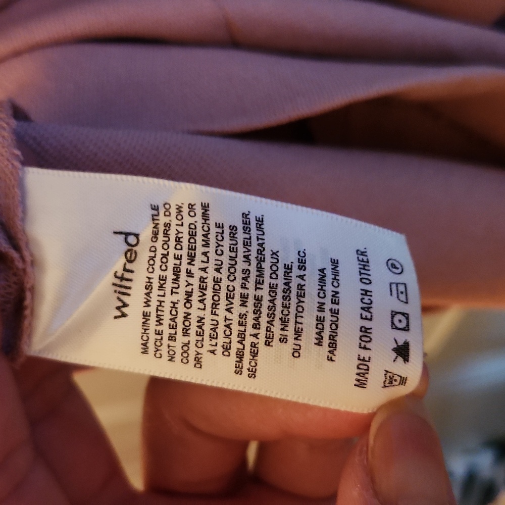 Wilfred New Écoulement dress in Heirloom Pink szie 4. - Picture 10 of 11